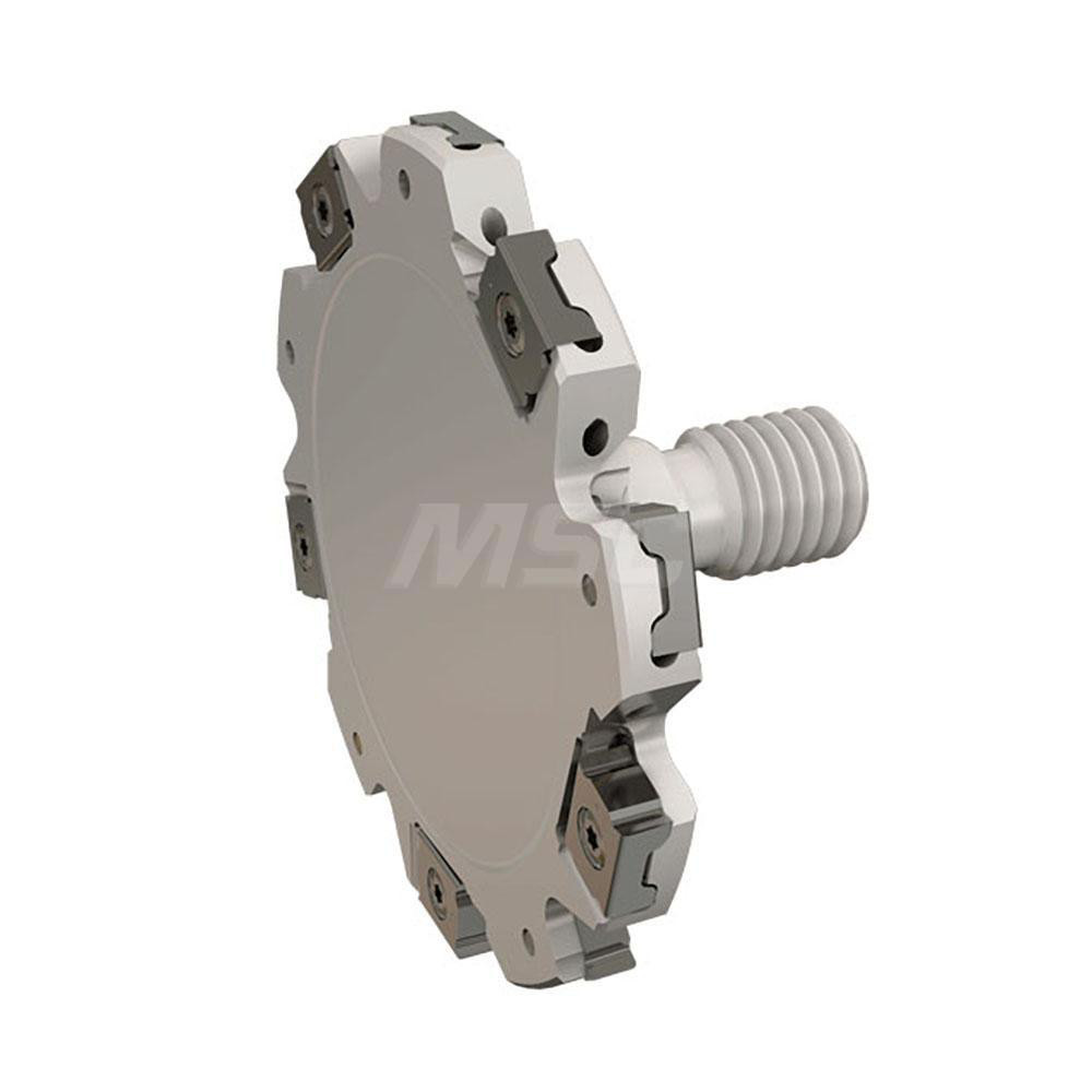 Iscar Indexable Slotting Cutter: 0.1570" Cutting Width, 1.2600" Cutter Dia, Modular Connection, 0.3660" Depth of Cut, 0.5120" Hole Dia, Right Hand - 3104215