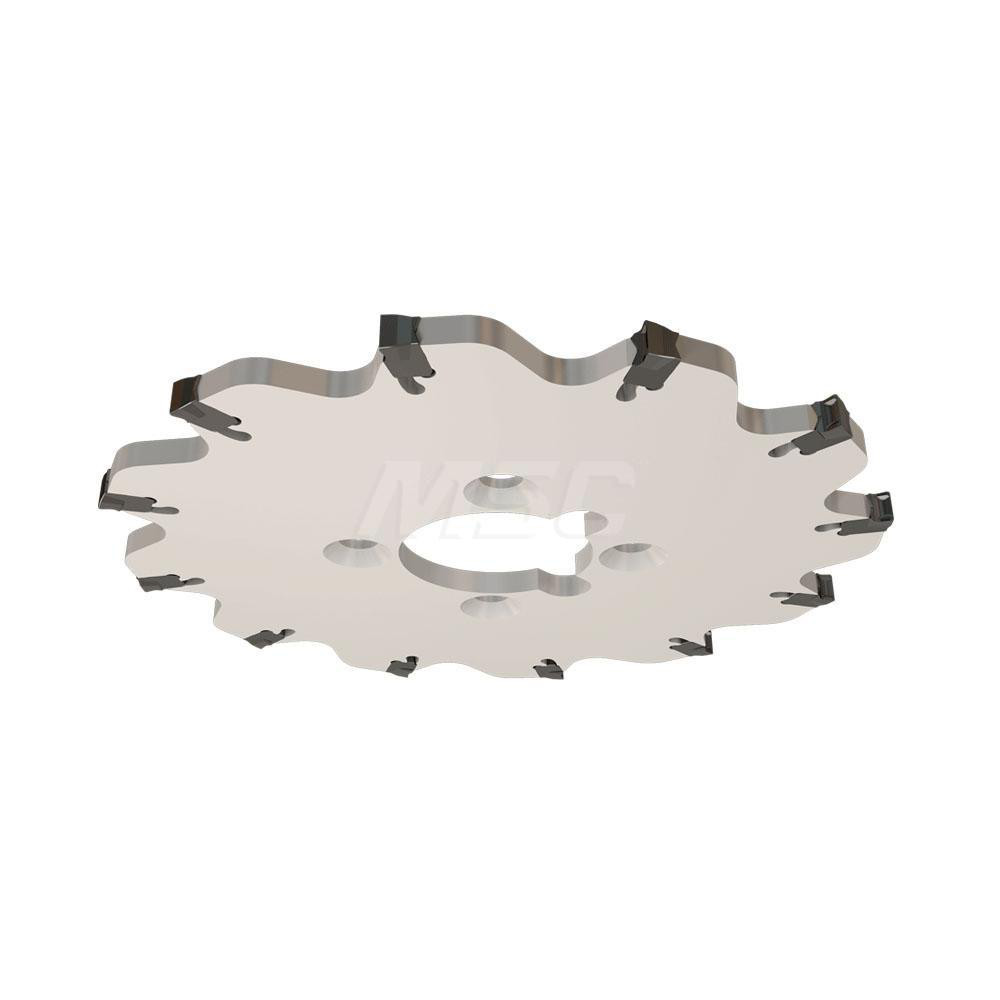 Iscar Indexable Slotting Cutter: 0.1570" Cutting Width, 1.2600" Cutter Dia, Modular Connection, 0.3660" Depth of Cut, 0.5120" Hole Dia, Right Hand - 3104215