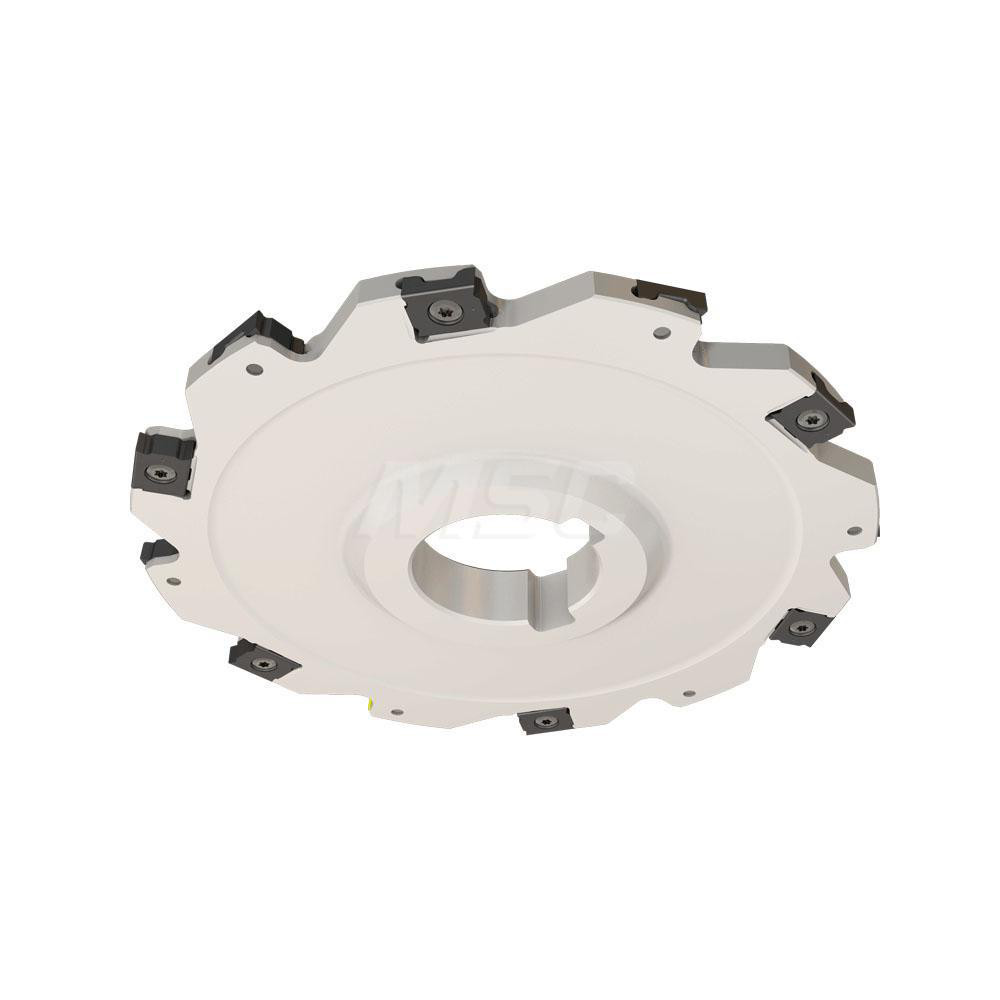 Iscar Indexable Slotting Cutter: 1/8" Cutting Width, 2-1/2" Cutter Dia, Arbor Connection, 0.5500" Depth of Cut, Right Hand - 3105573
