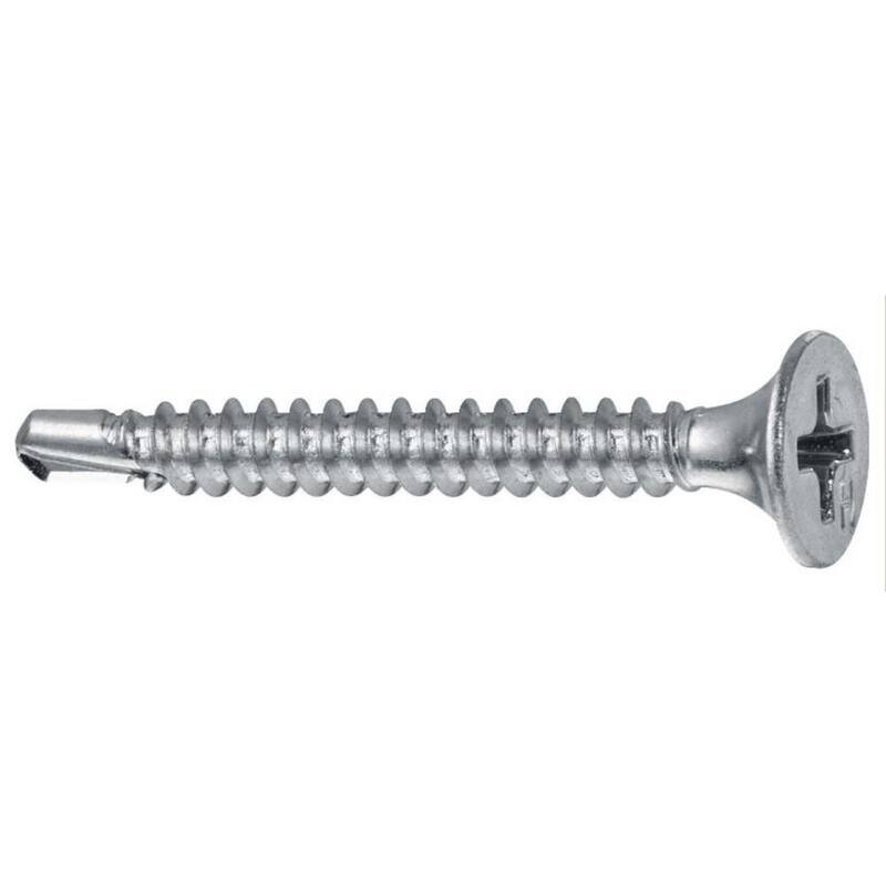 Hilti # 2 1-1/4 in. SD Z M1 L Zinc Plated Phillips Bugle Head Collated Drywall Screw (8000-Pack) - 2232902