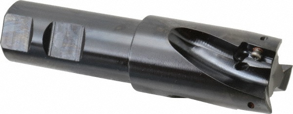 Widia Indexable Square-Shoulder End Mill: VSM490D125Z03W100XN15, 0.5906" Max Depth of Cut, 1" Dia Weldon Flat Shank - 5710591