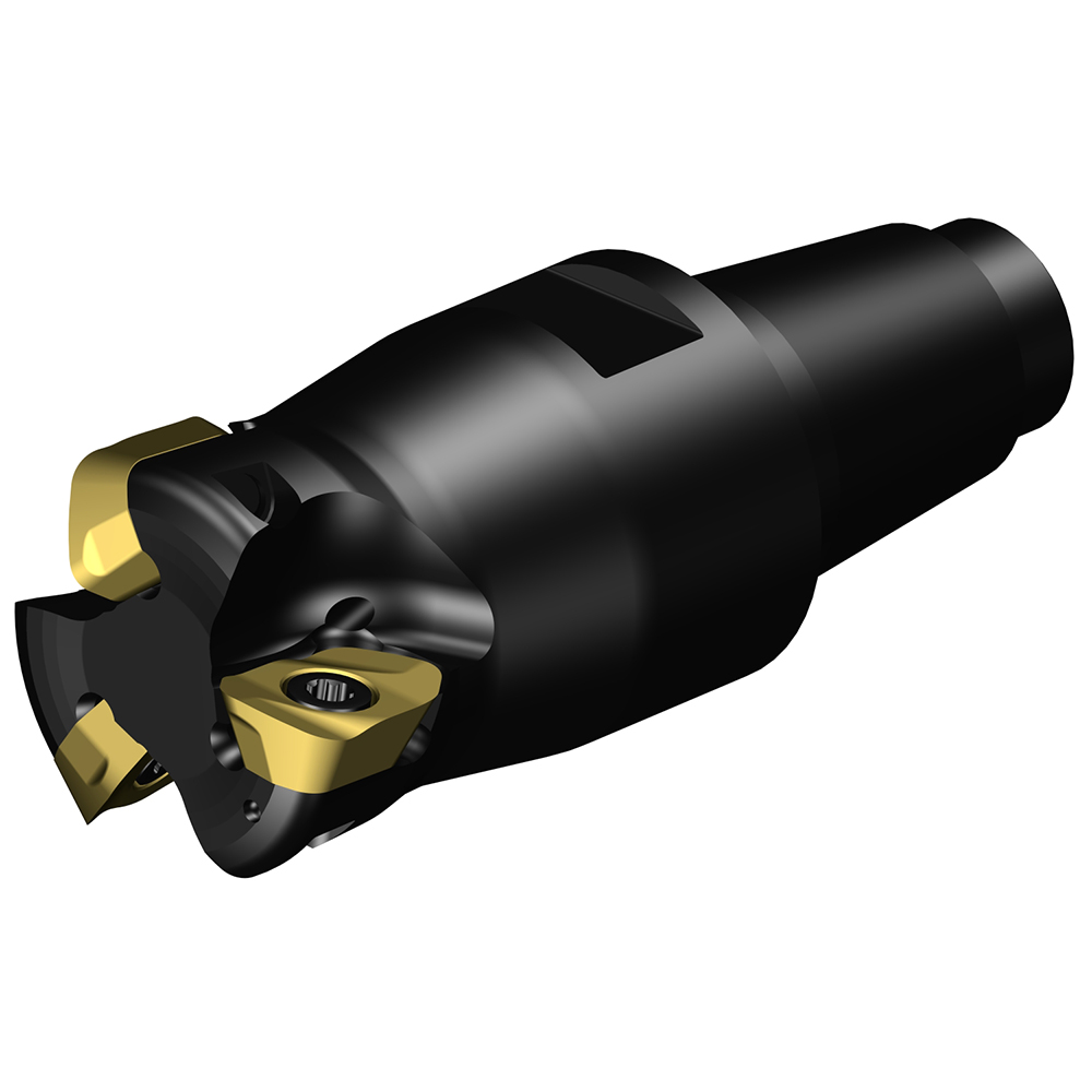 Iscar Indexable High-Feed Face Mill: 24.6 to 32 mm Cut Dia, 16 mm Arbor Hole - 3336686