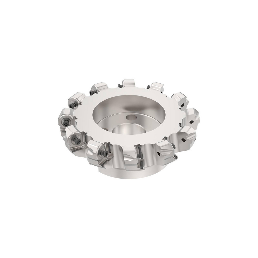 Seco 5.51" Cut Dia, 1-1/2" Arbor Hole, 0.217" Max Depth of Cut, 40° Indexable Chamfer & Angle Face Mill - 02685797
