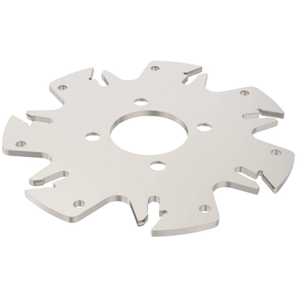 Seco Indexable Slotting Cutter: 0.1220" Cutting Width, 4.0000" Cutter Dia, Arbor Connection, 1.0350" Depth of Cut, 1.0000" Hole Dia, Right Hand - 75054683