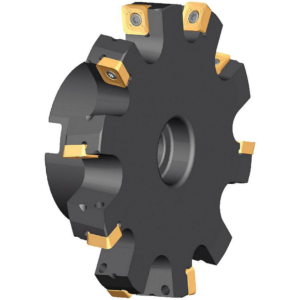 Seco Indexable Slotting Cutter: 0.1220" Cutting Width, 4.0000" Cutter Dia, Arbor Connection, 1.0350" Depth of Cut, 1.0000" Hole Dia, Right Hand - 75054683