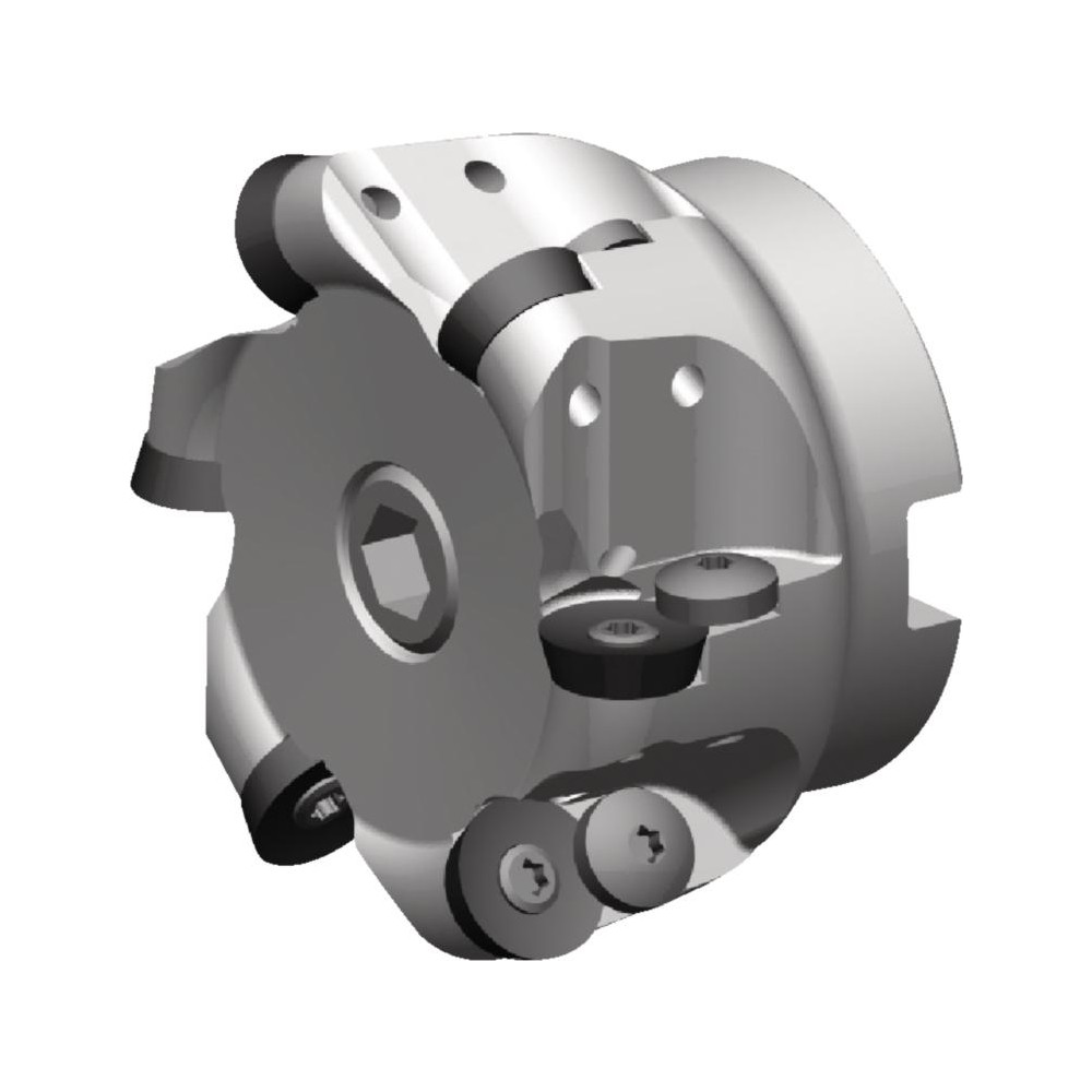 Ceratizit Indexable Copy Face Mill: 52 mm Max Cut Dia, 22 mm Arbor Hole - 56409523