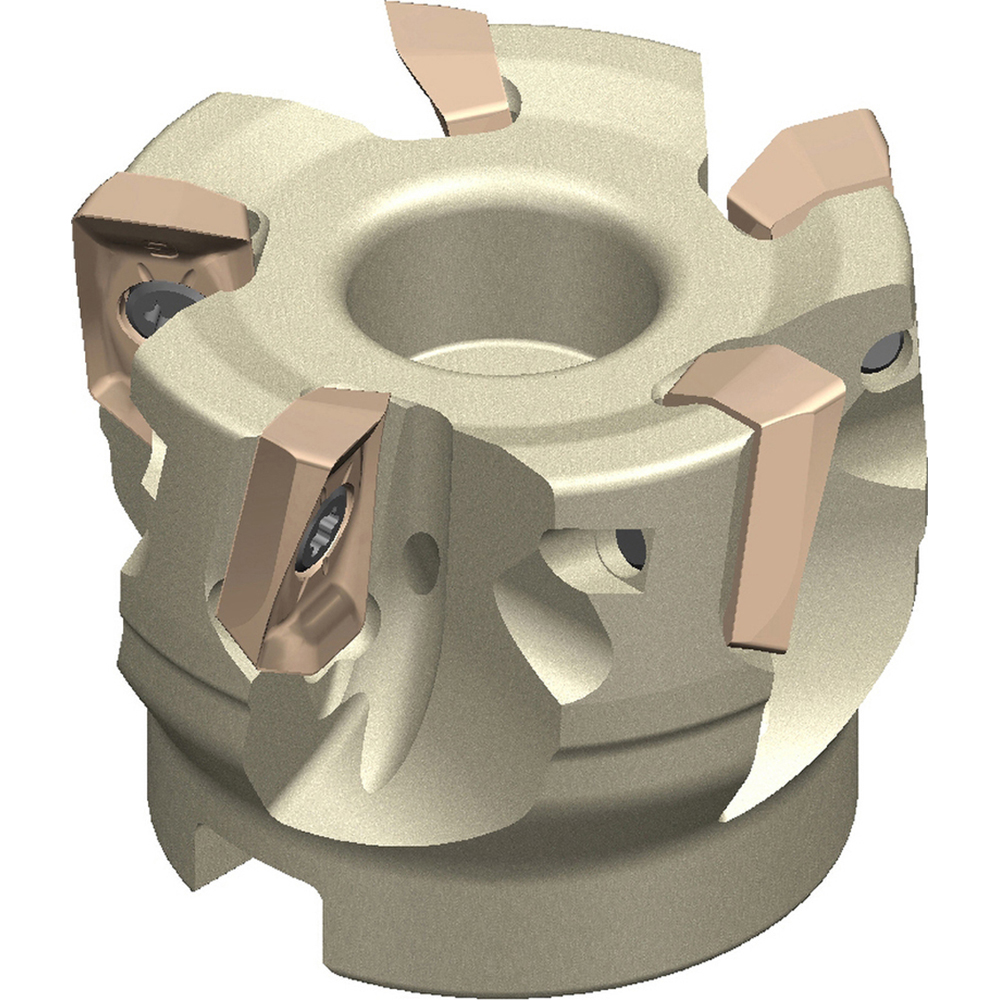Seco 2-1/2" Cut Dia, 3/4" Arbor Hole Dia, 0.295" Max Depth, Indexable Square-Shoulder Face Mill - 02642874