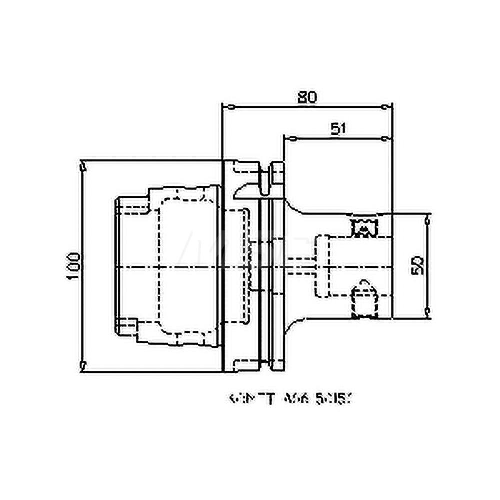 Tungaloy Indexable High-Feed End Mill: EXN03R016M16.0-02L, Cylindrical Shank - 6862537