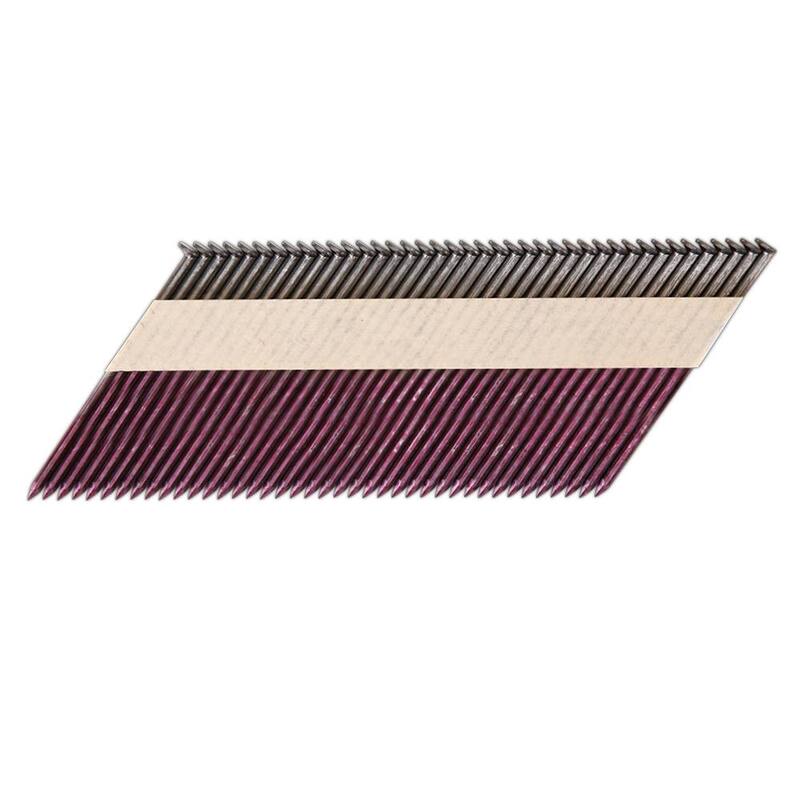 PRO-FIT 3-1/4 in. x 0.131 30-Degree Bright Finish Smooth Shank Paper Tape Framing Nails (2500-Per Box) - 0600290