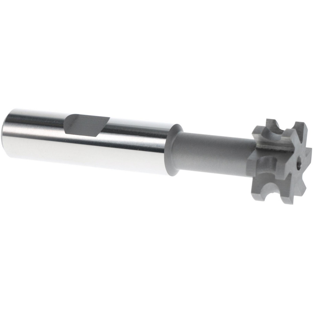 Superbee 0.07 to 0.125" Cut Radius, 1" Dia, 0.75" Max Depth, 1" Shank Dia, Indexable Concave Radius Cutter - BE6411964C2