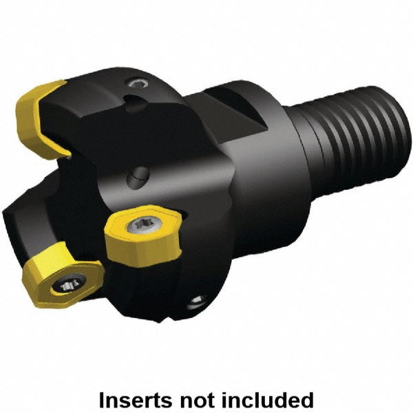 Kennametal Indexable High-Feed End Mill: KSHRHF032D04M16HN06, 32.00 mm Cut Dia, Modular Connection Shank - 4153689