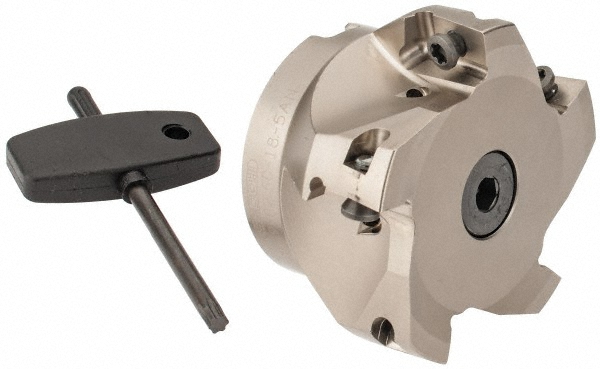 Seco 2-1/2" Cut Dia, 3/4" Arbor Hole Dia, 0.433" Max Depth, Indexable Square-Shoulder Face Mill - 02689817