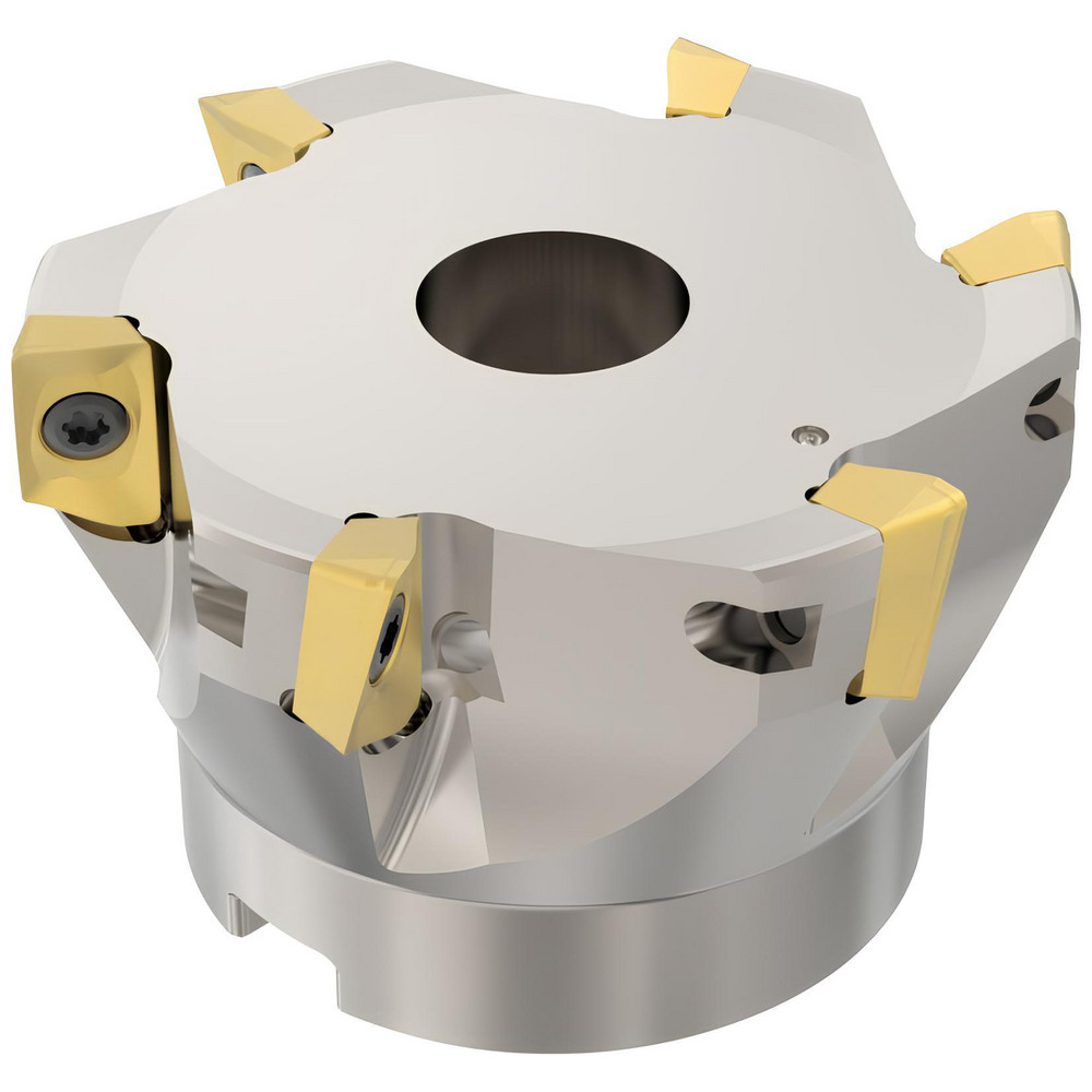 Seco 2-1/2" Cut Dia, 3/4" Arbor Hole Dia, 0.433" Max Depth, Indexable Square-Shoulder Face Mill - 02689817