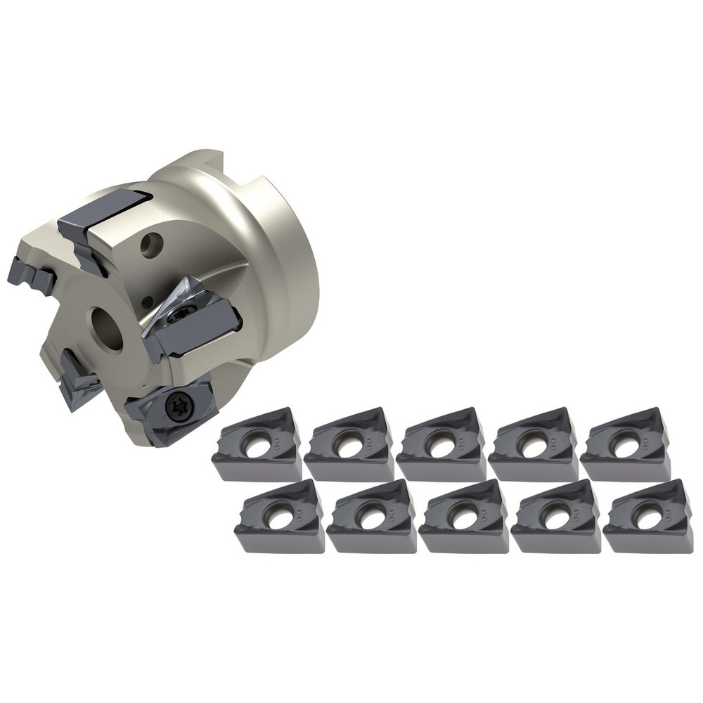 Accupro Indexable Square-Shoulder Face Mill:  11PC 40671562&ACP35M,  1.0000" Arbor Hole Dia,  0.4724" Max Cutting Depth - 40671562/54029822