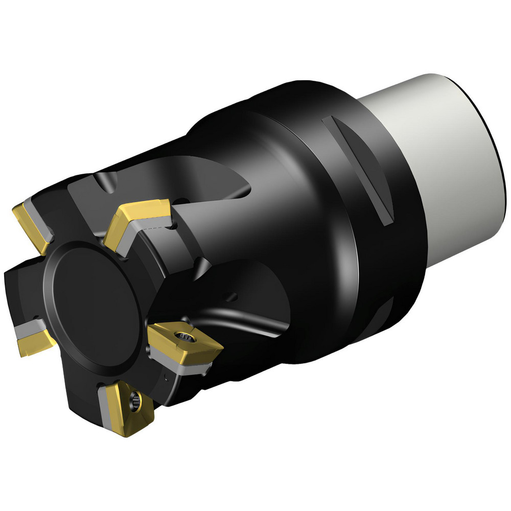 Sandvik Coromant 40mm Cut Dia, 63mm Arbor Hole Dia, 10mm Max Depth, Indexable Square-Shoulder Face Mill - 5829344