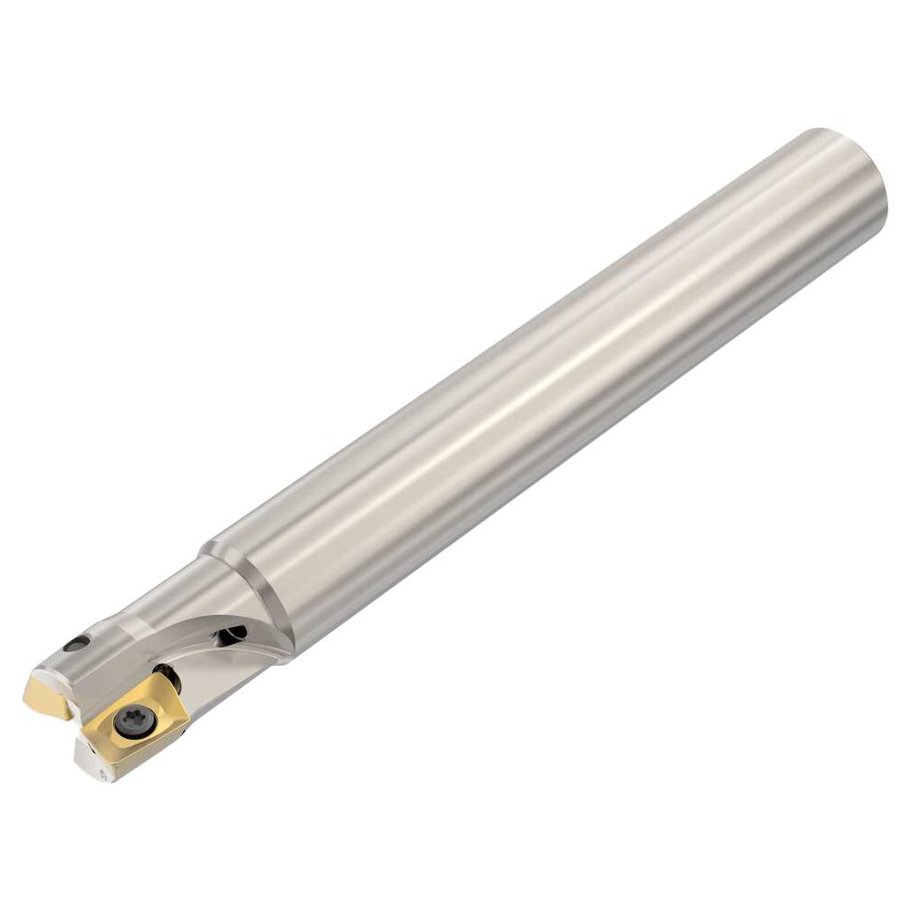 Seco Indexable Square-Shoulder End Mill: R217.69-00.75-0-12-2AN, 3/4" Cut Dia, 0.433" Max Depth of Cut, 3/4" Dia Cylindrical Shank - 02688842