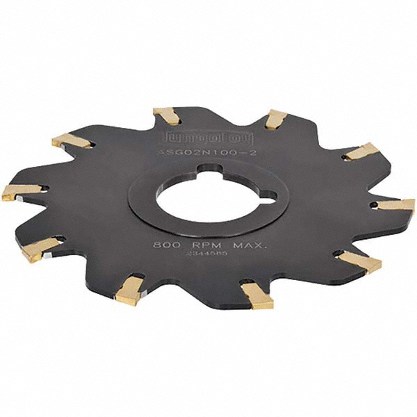 Iscar Indexable Slotting Cutter: 0.1780" Cutting Width, Arbor Connection, Right Hand - 2301363