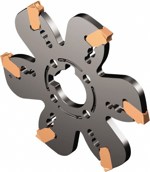 Iscar Indexable Slotting Cutter: 0.1780" Cutting Width, Arbor Connection, Right Hand - 2301363