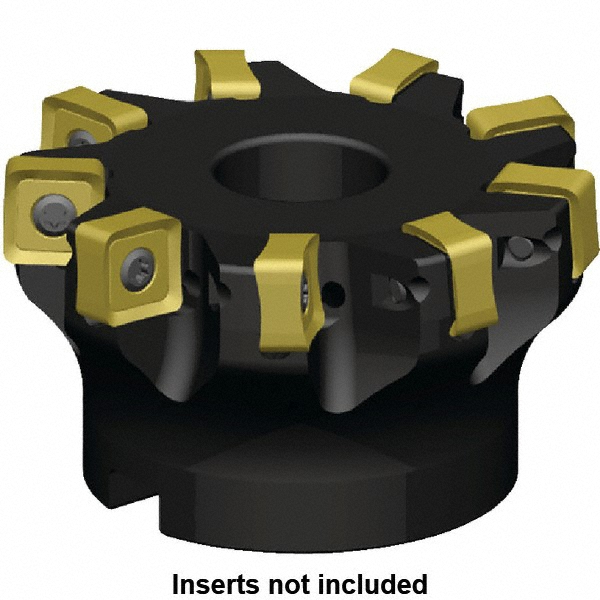 Tungaloy 160mm Cut Dia, 40mm Arbor Hole Dia, Indexable Square-Shoulder Face Mill - 6727019