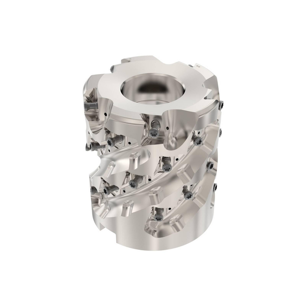 Iscar 80mm Cut Dia, 32mm Arbor Hole Dia, 69mm Max Depth, Indexable Square-Shoulder Face Mill - 3181248