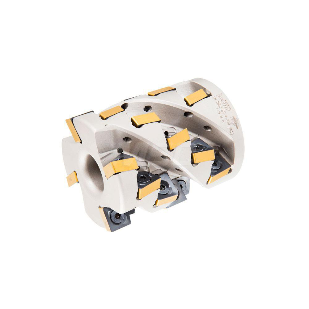 Iscar 80mm Cut Dia, 32mm Arbor Hole Dia, 69mm Max Depth, Indexable Square-Shoulder Face Mill - 3181248