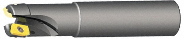 Iscar Indexable Square-Shoulder End Mill: HM90EALD150C125L8-16BR, 1-1/4" Cut Dia, 0.63" Max Depth of Cut, 1-1/4" Dia Cylindrical Shank - 3181171