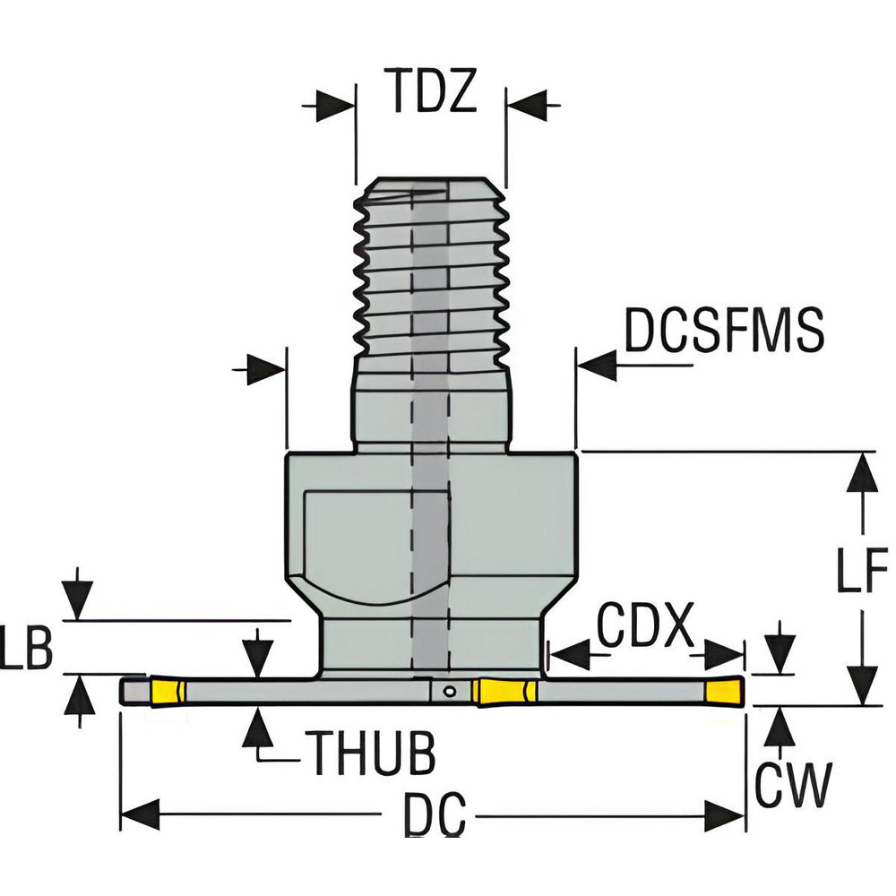 Seco Indexable Slotting Cutter: 3.10 mm Cutting Width, 80.00 mm Cutter Dia, Combimaster Connection, 24.30 mm Depth of Cut, 24.30 mm Depth of Cut, Right Hand - 03054399