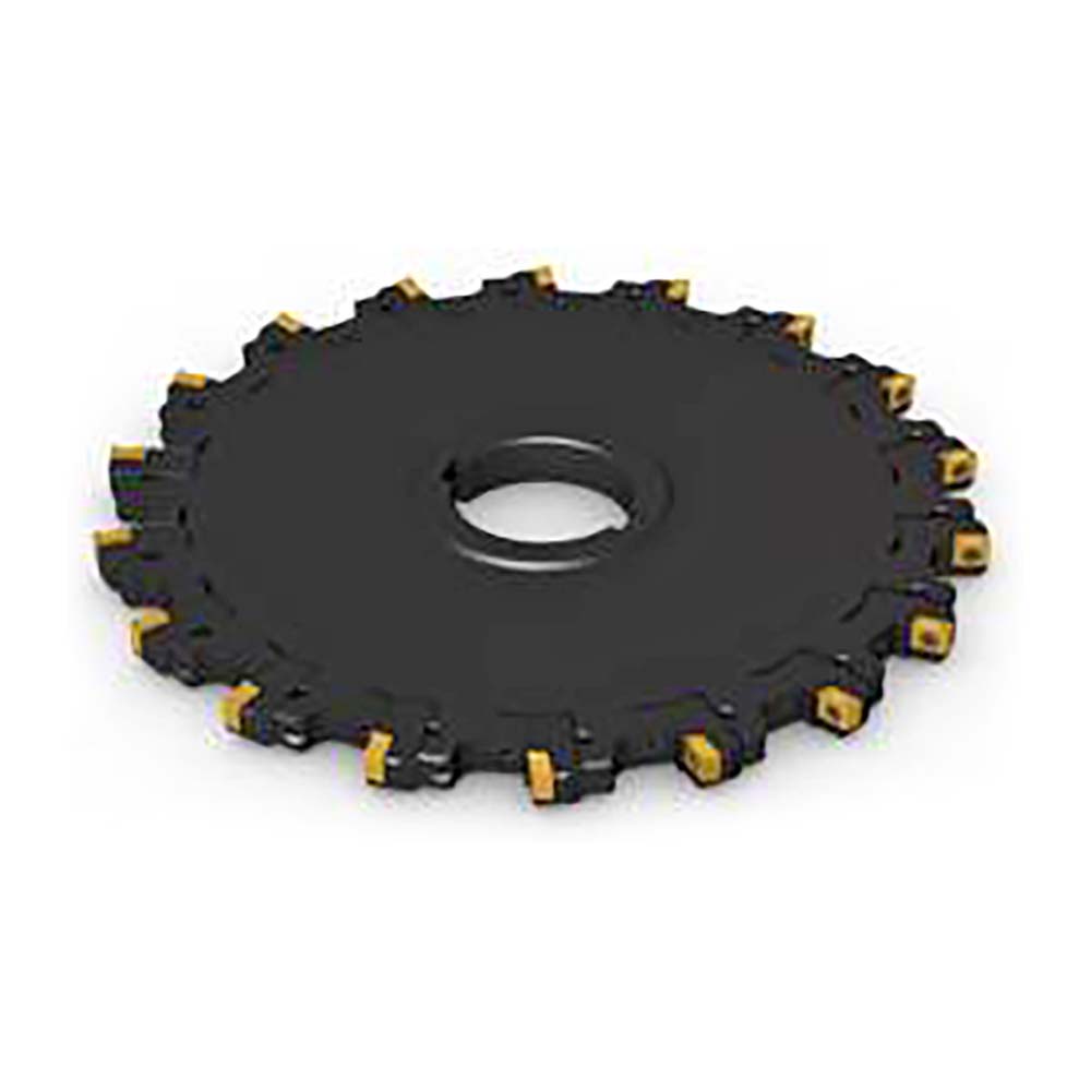 Seco Indexable Slotting Cutter: 0.1960" Cutting Width, 12.0000" Cutter Dia, Arbor Connection, 4.3900" Depth of Cut, 2.0000" Hole Dia, Neutral - 02740883