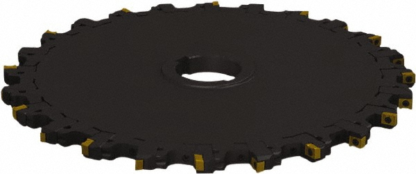 Seco Indexable Slotting Cutter: 0.1960" Cutting Width, 12.0000" Cutter Dia, Arbor Connection, 4.3900" Depth of Cut, 2.0000" Hole Dia, Neutral - 02740883