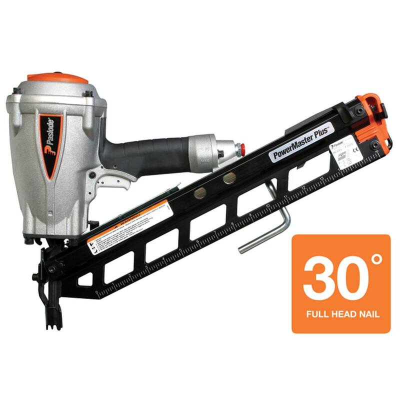 Paslode 3 in. x 0.120 Heavy-Duty 30 -Degree Galvanized Ring Shank Paper-Taped Framing Nails with PMPlus Nailer (2000 per Box) - 650385P