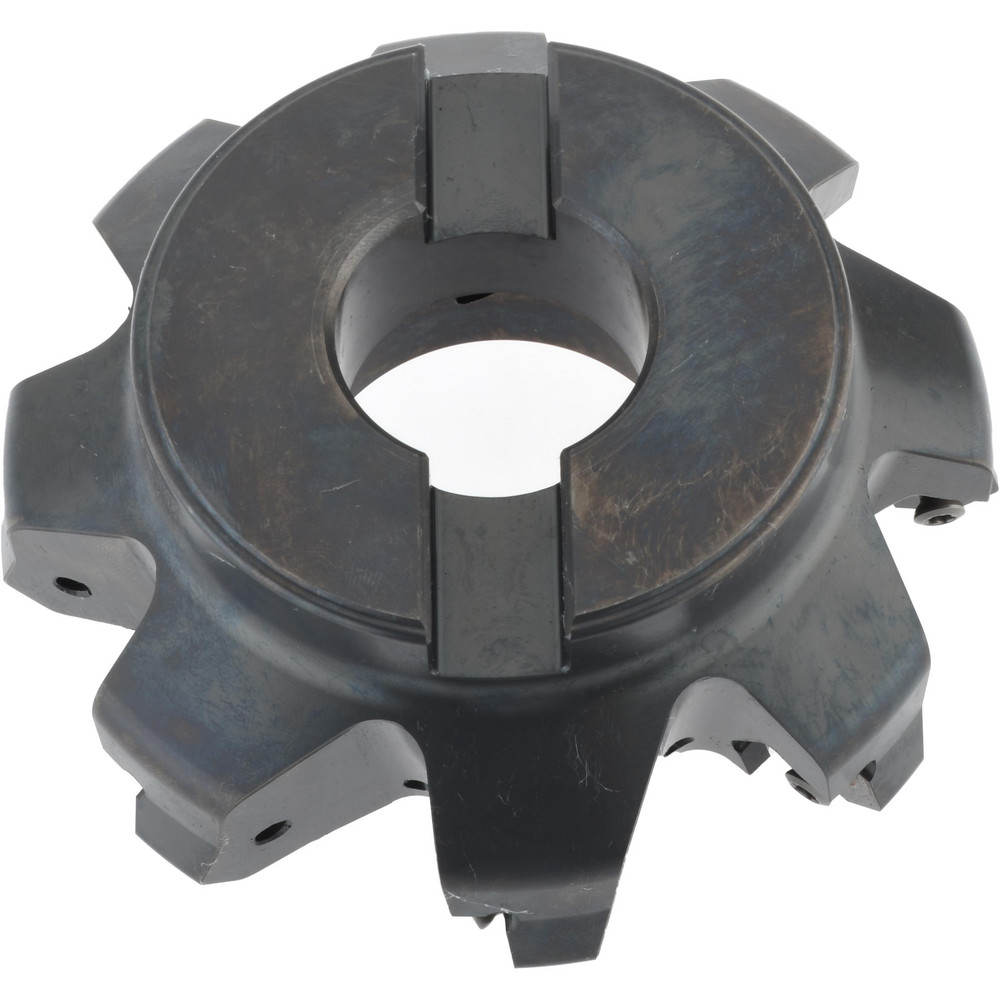 Kennametal 4" Cut Dia, 1-1/4" Arbor Hole, 4.51mm Max Depth of Cut, 45° Indexable Chamfer & Angle Face Mill - 3326926