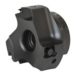 Tungaloy 80mm Cut Dia, 1" Arbor Hole Dia, Indexable Square-Shoulder Face Mill - 6860136
