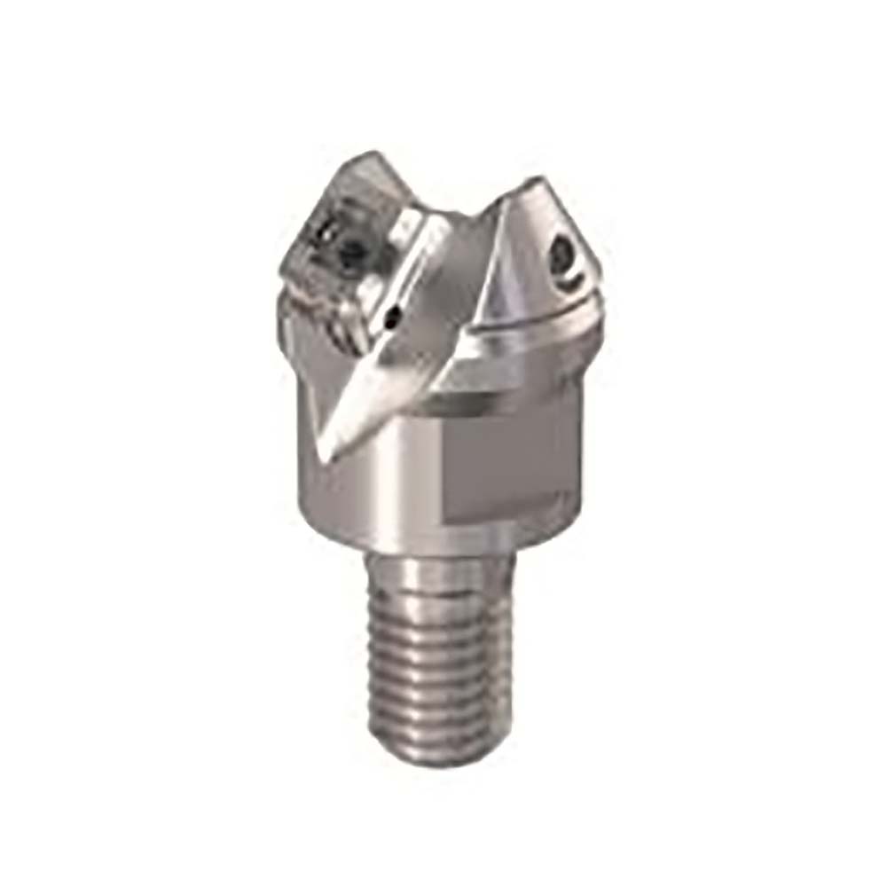 Kennametal 45° Lead Angle, 1.2598" to 1.9291" Cut Dia, 1.2598" Shank Dia, Indexable & Chamfer End Mill - 1024583