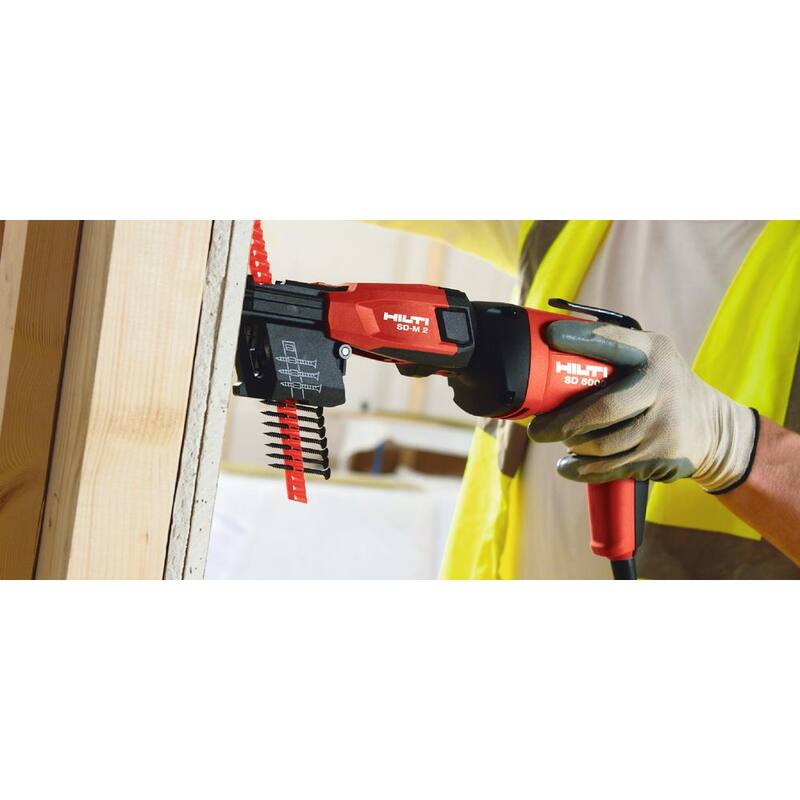 Hilti #6 x 2 in. Kwik-Cote Plated Bugle Head Stitch Point Collated Drywall Screw (4000-Pack) - 2133715