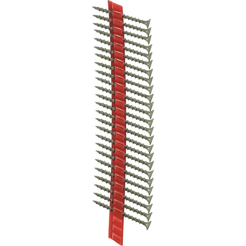 Hilti #6 x 2 in. Kwik-Cote Plated Bugle Head Stitch Point Collated Drywall Screw (4000-Pack) - 2133715