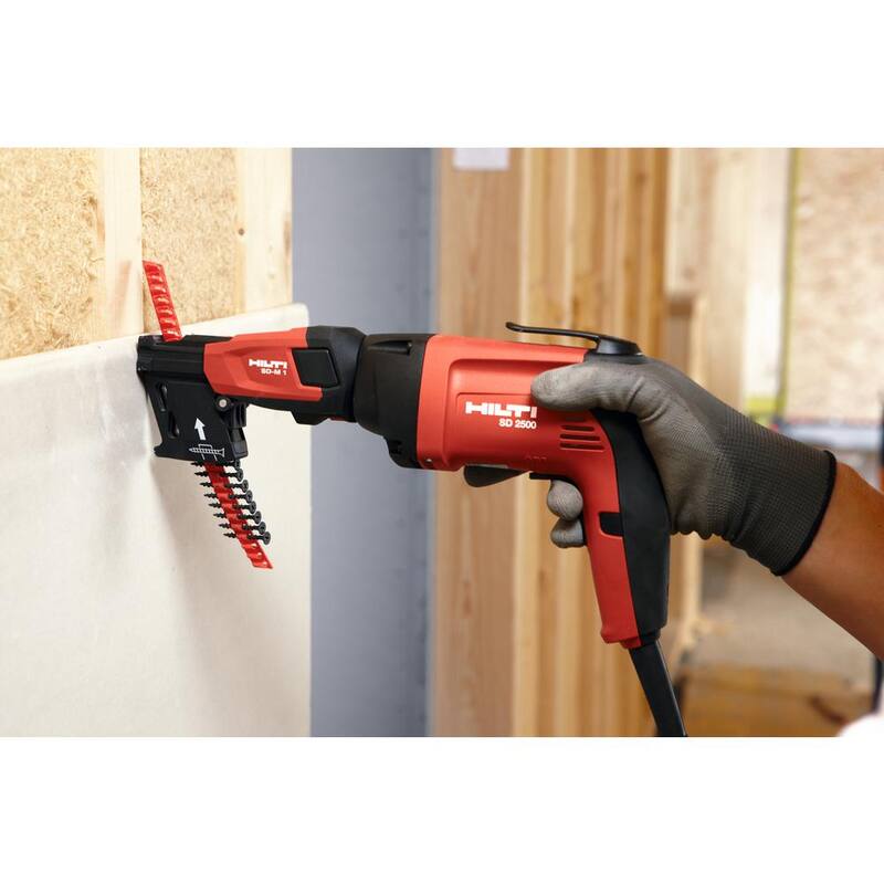 Hilti #6 x 2 in. Kwik-Cote Plated Bugle Head Stitch Point Collated Drywall Screw (4000-Pack) - 2133715