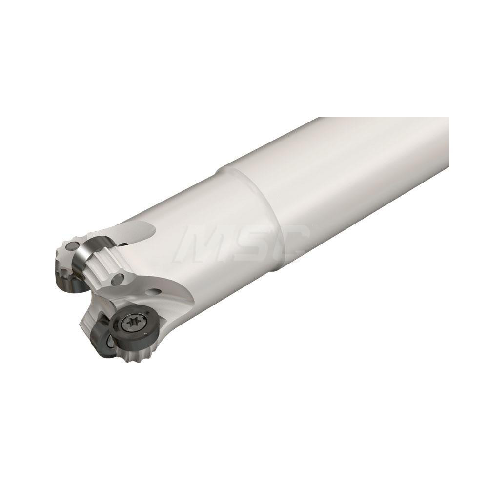 Iscar Indexable Copy End Mill: 0.78 to 1-1/4" Cut Dia, 0.236" Max Depth of Cut, Through Coolant - 3105172