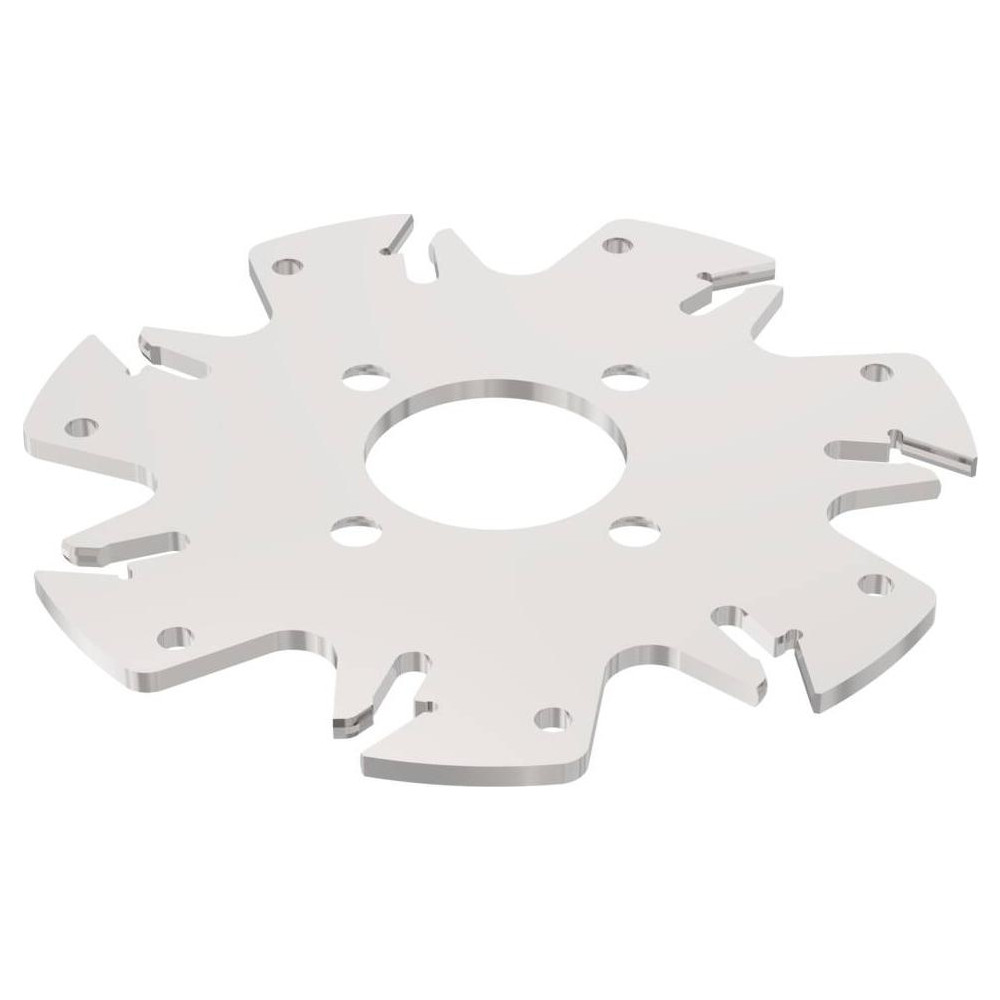 Seco Indexable Slotting Cutter: 3.10 mm Cutting Width, 100.00 mm Cutter Dia, Combimaster Connection, 30.60 mm Depth of Cut, 30.60 mm Depth of Cut, Right Hand - 03054400