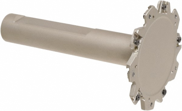 Cutting Tool Technologies Indexable Slotting Cutter: 3/16" Cutting Width, 1-1/2" Cutter Dia, Shank Connection, 0.3700" Depth of Cut, 3/4" Shank Dia, 4.3120" Shank Length, Neutral - RT-070