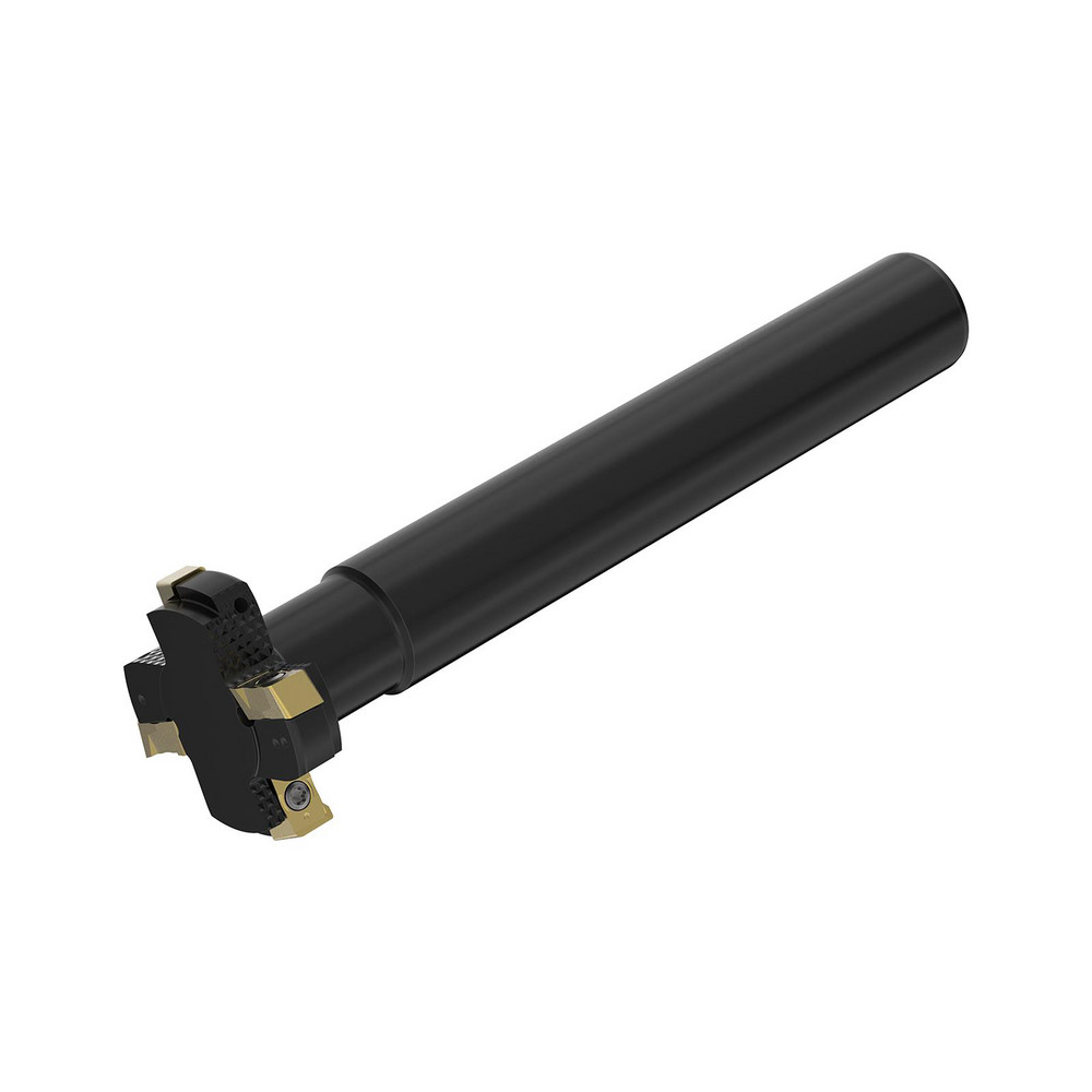 Cutting Tool Technologies Indexable Slotting Cutter: 3/16" Cutting Width, 1-1/2" Cutter Dia, Shank Connection, 0.3700" Depth of Cut, 3/4" Shank Dia, 4.3120" Shank Length, Neutral - RT-070