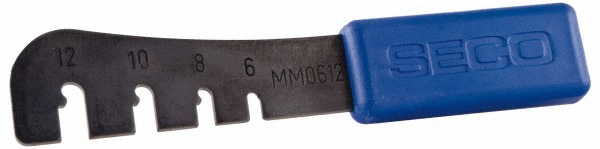 Seco Replaceable Tip Milling Shank: Series Minimaster, 112 mm Projection, 5/8" 89 ° Shank - 75054608