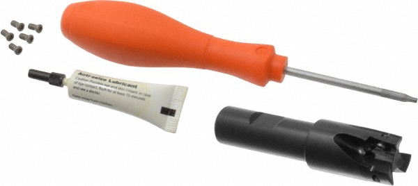 Millstar Indexable Square-Shoulder End Mill: AEMC1000-3-L6, 1" Cut Dia, 3/4" Dia Cylindrical Shank - AEMC10003L6