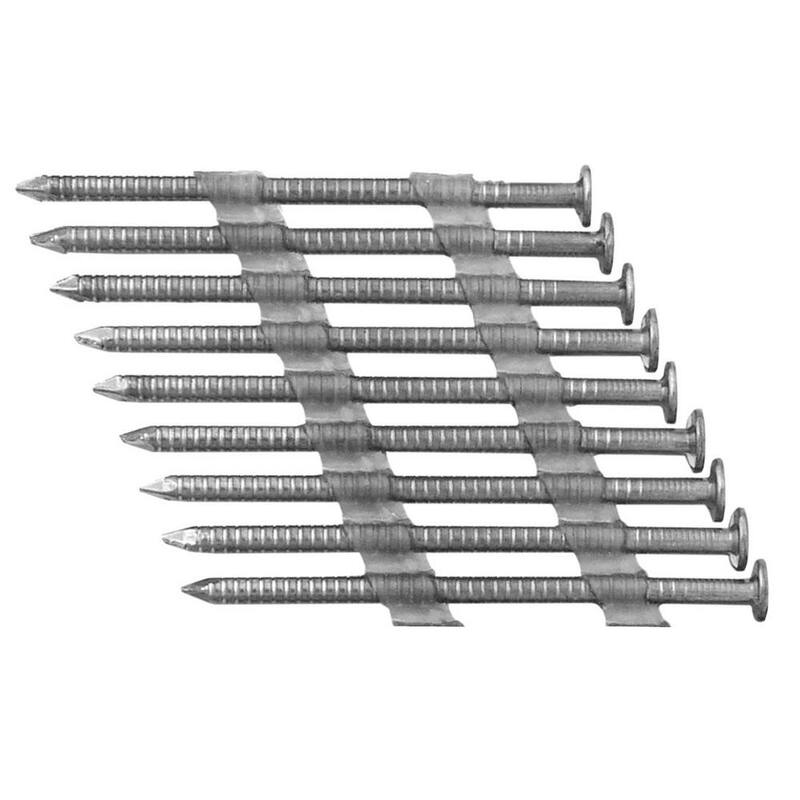 Paslode 2-3/8 in. x 0.113-Gauge 21-Degree Brite Ring Shank Plastic Collated Framing Nails (2000 per Box) - 211332