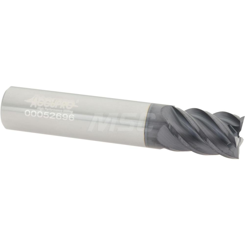Iscar Indexable Square-Shoulder End Mill: HM90 E90A-D.88-3-W.75, 7/8" Cut Dia, 0.394" Max Depth of Cut, 3/4" Dia Weldon Flat Shank - 3101928