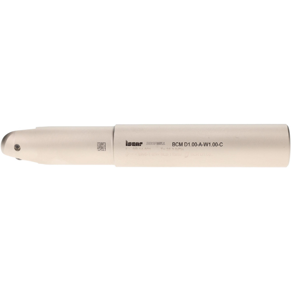 Iscar Indexable Ball Nose End Mill: 1" Cut Dia, 6.7" OAL - 3103052