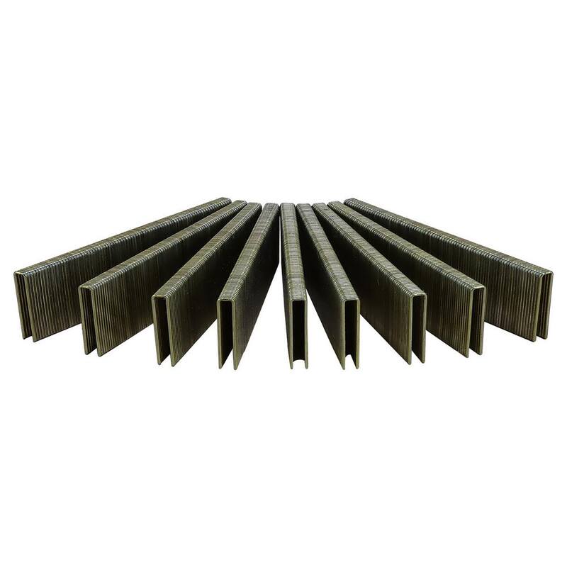 Freeman 18-Gauge 1 in. Glue Collated Narrow Crown Staples with 1/4 in. Crown (2500 per Box) - NS18-1C25