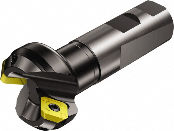 Sandvik Coromant 1-1/4" Cut Dia, 0.24" Max Depth of Cut, 45° Indexable Chamfer & Angle Face Mill - 5738652