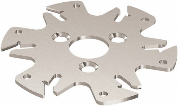 Cutting Tool Technologies Indexable Slotting Cutter: 1/2" Cutting Width, 3" Cutter Dia, Shank Connection, 0.8700" Depth of Cut, 1-1/4" Shank Dia, 5.7500" Shank Length, Neutral - DSSC-130