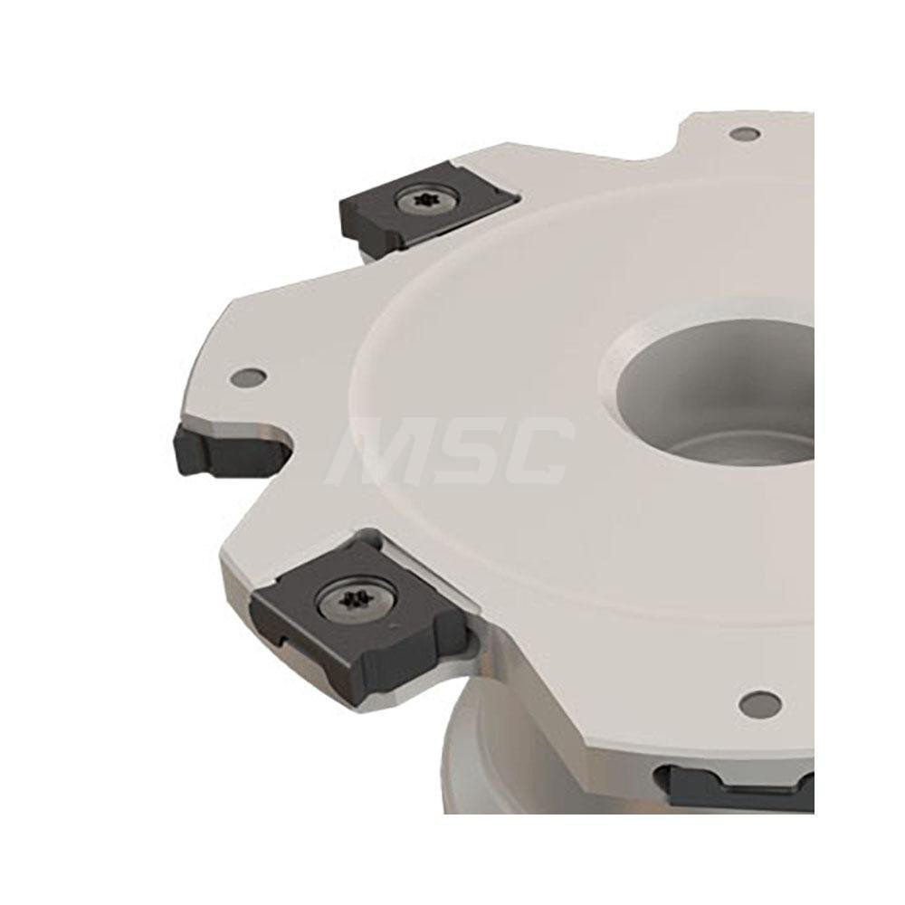 Iscar Indexable Slotting Cutter: 0.1180" Cutting Width, Shell Mount B Connection, Right Hand - 3181070