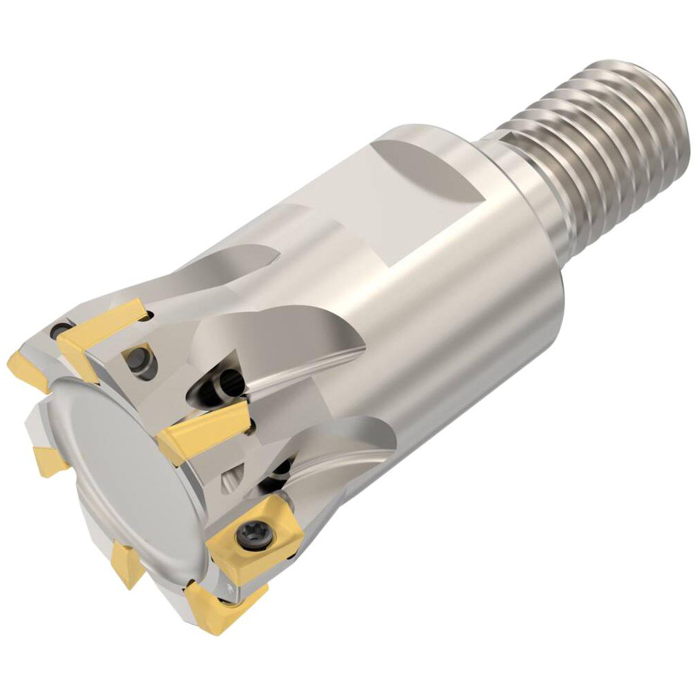 Seco Indexable Square-Shoulder End Mill: R217.69-01.0012RE067AN, 1" Cut Dia, 0.197" Max Depth of Cut, M12 Modular Connection Shank - 02695013